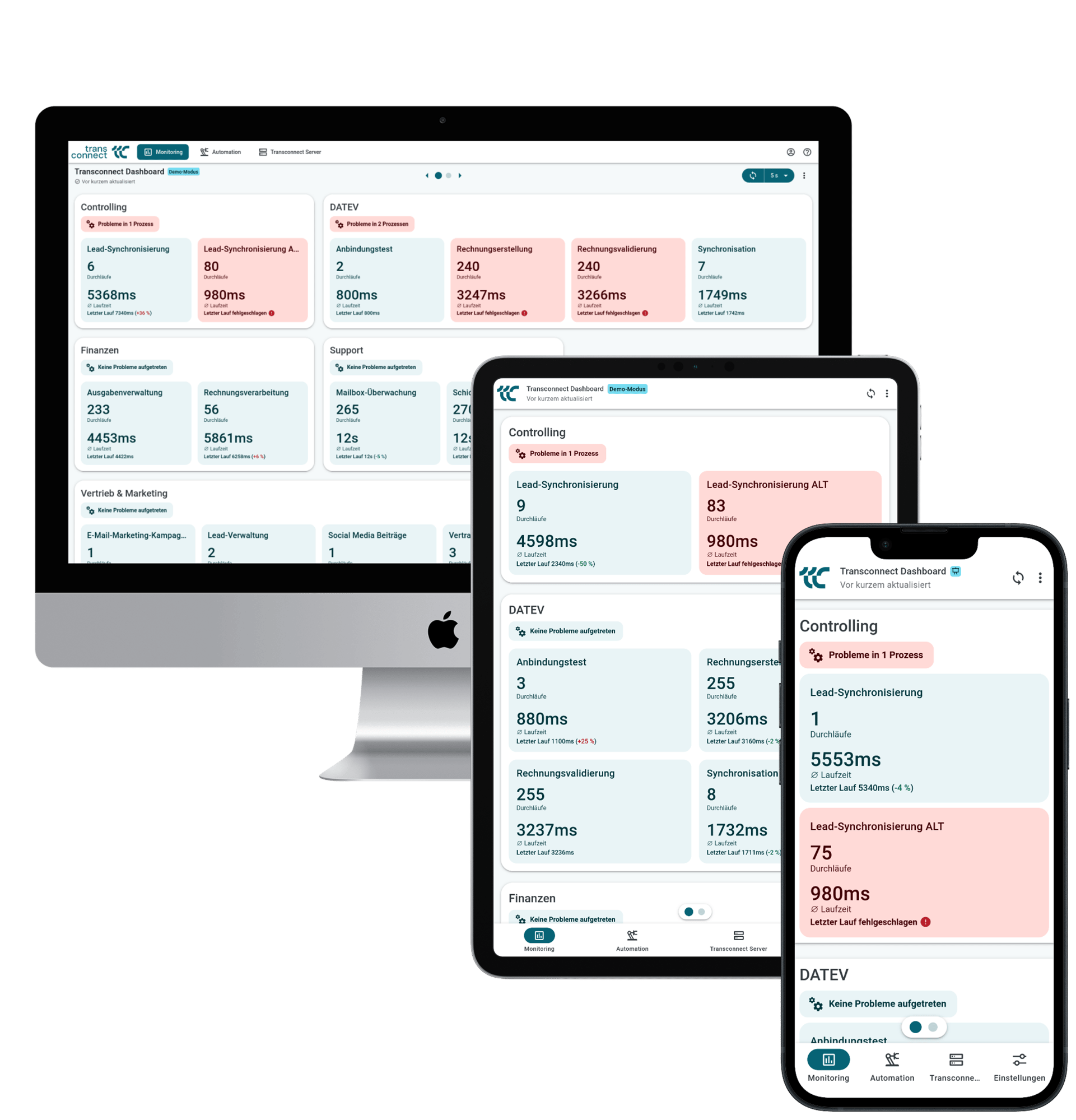 Dashboards end devices