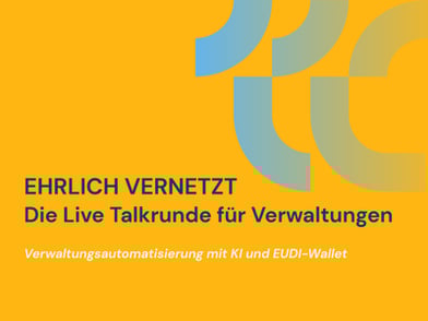 Ehrlich vernetzt – die Live Talkrunde für Verwaltungen Dez.